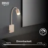 Briloner LED Leselampe Akku 7x51x4,5 cm 2W 150lm 3000K Produktbild-Vorschau 3