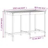 Cloris Designermöbel 7-tlg. Gartenbar-Set Honigbraun Produktbild-Vorschau 9