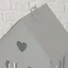 Laterne HERZENSHAUS weiß Haus aus Metall Lichterhaus mit Produktbild-Vorschau 7