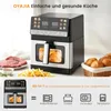 Dual Heat Airfryer 11L XXL, Heißluftfritteuse mit Doppeltem Produktbild-Vorschau 4