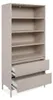 CALICOSY -  Bibliothek 3 Regalböden und 2 Schubladen, Farbe Produktbild-Vorschau 3