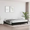 vidaXL Rám postele bez matrace černý 160x200 cm látka Náhled obrázku produktu 2