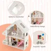 COSTWAY Puppenhaus für 28-36cm Puppen, 2 stöckige Produktbild-Vorschau 5