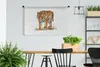 MuchoWow® Wandteppich Wandbehang Tiger - Gras - Bild Produktbild-Vorschau 2