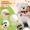 MONZANA® Teddybär L - XXXL 50-175cm Weiches Fell Schleife Produktbild-Vorschau 3