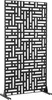 Cloison 'Bernalda' 180 x 90 cm acier noir Voir les images du produit 2