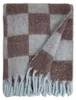 HOMLA MON PARIS-Decke, flauschig, mit braun-blauem Produktbild-Vorschau 1