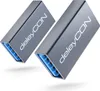deleyCON USB 3.0 Adapter Kupplung (2 Stück) Aus Aluminium Produktbild-Vorschau 1