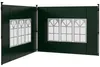 3x3 Set Pavillon Fenster 2er Dunkelgrün Seitenteile Produktbild-Vorschau 2