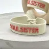 LS-LebenStil Canvas Statement Armband Soulsister Ecru Rose Produktbild-Vorschau 2
