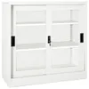 vidaXL Armoire à portes coulissantes blanche 90x40x90 cm Voir les images du produit 8