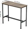 VEVOR Bartisch Bistrotisch Kneipentisch mit Metallrahmen, Produktbild-Vorschau 7