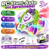 RC Stunt Auto mit LED-Beleuchtung & Nebeleffekt – 360° Produktbild-Vorschau 2