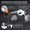 Padiglione ECD Germany, 3x3 metri, antracite, impermeabile, Anteprima dell’immagine prodotto 3