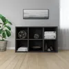 vidaXL Knihovna/bočník černá 66x30x98 cm Materiál na bázi Náhled obrázku produktu 4