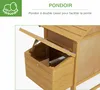 PawHut Petit poulailler cottage cage à poules sur pied dim. Voir les images du produit 8