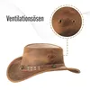 Buffalo Bill Herren Damen Western Cowboy Leder Hut Fuchs Produktbild-Vorschau 3
