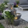 Springbrunnen Botana mit Beleuchtung Gartenbrunnen Produktbild-Vorschau 7