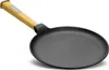Pfannkuchen Bratpfanne Gusseisen 24 cm Holzgriff Produktbild-Vorschau 3