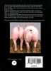 The back cover of a book about making sausages, featuring an image of two pigs and text describing the book's content. Produktbild-Vorschau