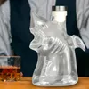 Weinkaraffe aus Haiglas, Schnapsflasche mit luftdichtem Produktbild-Vorschau 4