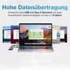 Qost – Aluminium M.2 SSD Gehäuse – NVMe / NGFF / SATA – USB Produktbild-Vorschau 5