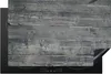 KitchenYeah© Herdabdeckplatte Grauer hölzerner Hintergrund Produktbild-Vorschau 1