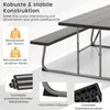 Set di tende da birra pieghevoli COSTWAY, set di tavoli da Anteprima dell’immagine prodotto 6
