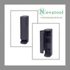 Novatool 1x Steckdosenturm 2-fach außen Anthrazit rund mit Produktbild-Vorschau 2