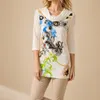213730 Passport Damen Bluse Creme Gr. 34 - langarm, Produktbild-Vorschau 1