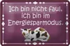 Blechschild Spruch 18x12cm Katze ich bin nicht faul bin im Produktbild-Vorschau 1