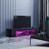 SONNI TV-Schrank Schwarz Hochglanz 135x39x30cm mit Produktbild-Vorschau 1