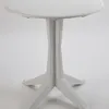 ProGarden Tisch Levante 70 cm weiß rund, Vollkunststoff Produktbild-Vorschau 2