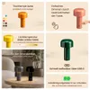 Luxus Europe - Lampada da tavolo touch Luna, colore giallo Anteprima dell’immagine prodotto 2