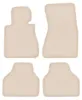 DURBAN Beige Velours-Fußmatten-Set für BMW 7 E65 Limousine Produktbild-Vorschau 1