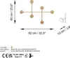 Calicosy - Appendiabiti da parete con 6 ganci in metallo Anteprima dell’immagine prodotto 5