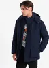A man wearing a navy blue winter jacket. Produktbild-Vorschau