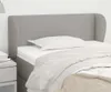 vidaXL Kopfteil mit Ohren Hellgrau 103x23x78/88 cm Stoff -  Produktbild-Vorschau 13