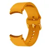 Bizon Uhrenarmband Silikon für Galaxy Watch 20 mm, Karotte Produktbild-Vorschau 5