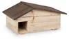 Relaxdays Igelhaus, Holz, Igelhotel mit Boden, 2 Kammern, Produktbild-Vorschau 8