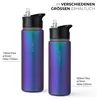 Trinkflasche Edelstahl 500ml Thermo Flasche Sport isoliert Blau, Lila Vinsun Produktbild-Vorschau