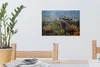 MuchoWow® - Leinwandbilder - Hirsche - Wald - Nebel, Produktbild-Vorschau 6