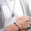 Luxusní ocelový náhrdelník s lebkou Rock Rebel PEAGN0001001 Produktbild-Vorschau 4