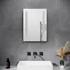 SONNI Badspiegel 50x70cm mit LED Beleuchtung Beschlagfrei Produktbild-Vorschau 2