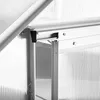 Serre en aluminium avec fondation, résistant aux UV - blanc Voir les images du produit 8