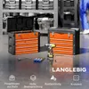 HOMCOM Werkzeugkiste, 49,7 x 25,3 x 40,7 cm Werkzeugkasten Produktbild-Vorschau 5
