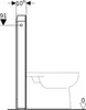 Geberit 131003JL5 Monolith Sanitärmodul für Stand-WC Produktbild-Vorschau 3