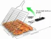 Fisch-Grillkorb, faltbar, tragbarer Edelstahl-Grillkorb für Produktbild-Vorschau 3