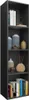 vidaXL Bibliothèque/armoire TV noire 36x30x143 cm Bois Voir les images du produit 3