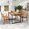 COSTWAY Gartenbank, Holzbank, 2-Sitzer Sitzbank aus Produktbild-Vorschau 9